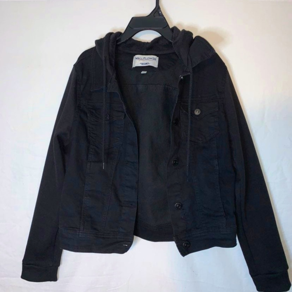 Wallflower black jean jacket